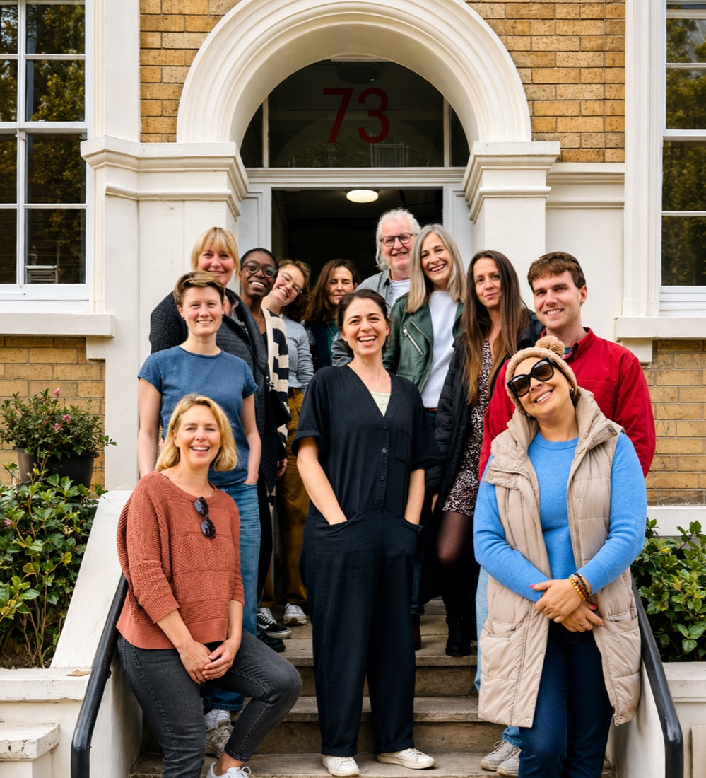 Members of the New Road therapist community together outside